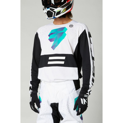 Мотоджерси Shift Black Label UV Jersey White/Ultraviolet, L, 2021 (26495-476-L)