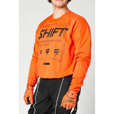 Мотоджерси Shift White Label Bliss Jersey Blood Orange, M, 2021 (26219-472-M)