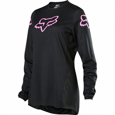 Мотоджерси женская Fox 180 Prix Womens Jersey Black/Pink, L, 2020 (23961-285-L)