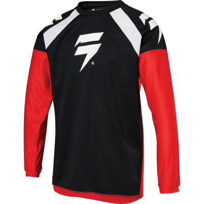Мотоджерси подростковая Shift Whit3 Race 1 Youth Jersey 1 Red/Black, M, 2020 (23469-055-M)