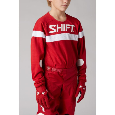 Мотоджерси подростковая Shift White Label Haut Youth Jersey Red, YXL, 2021 (26698-003-YXL)