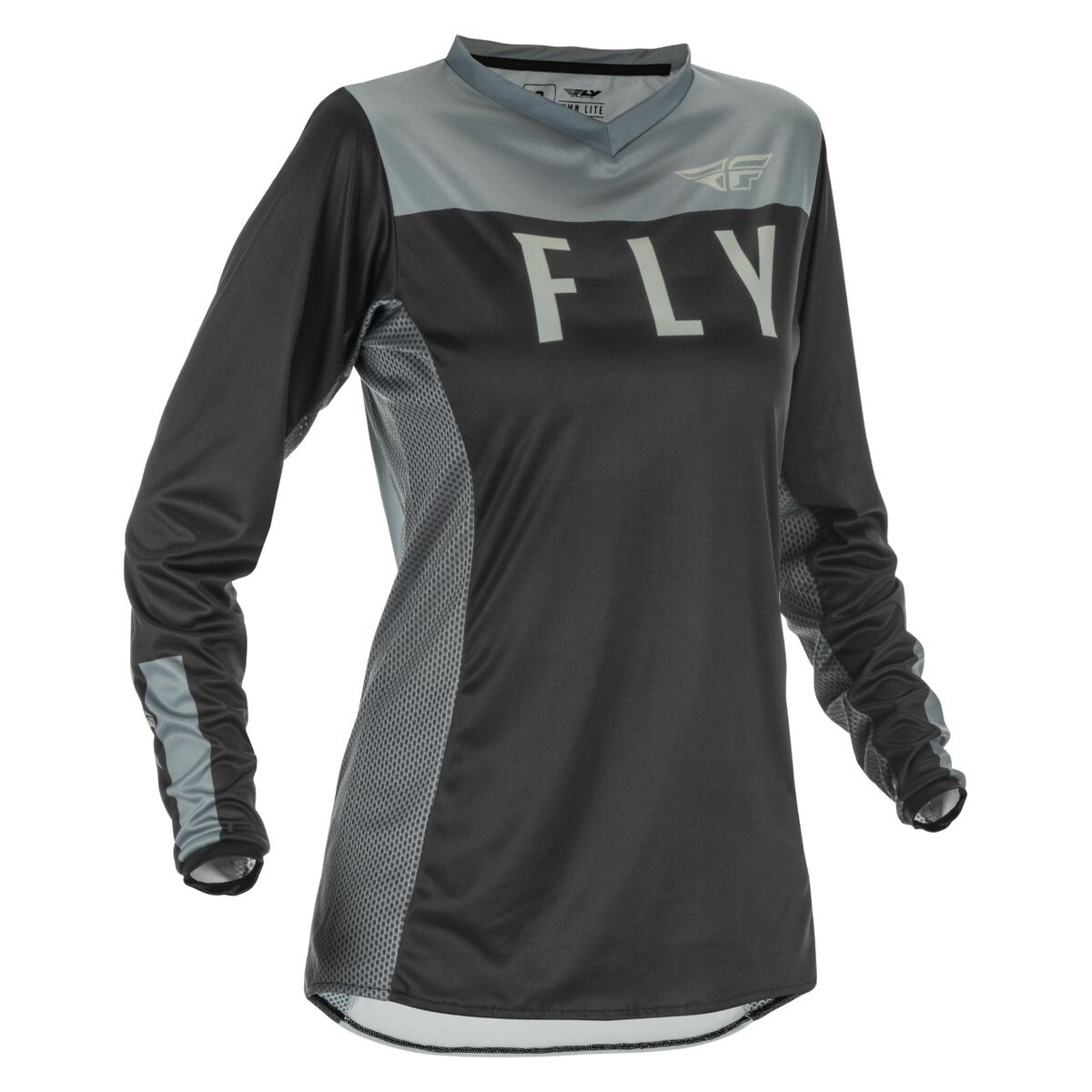 Джерси женская FLY RACING WOMEN'S LITE черная/серая 2021 L