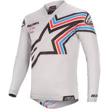 Джерси RACER BRAAP JERSEY светло-серо-черный, 9210, M