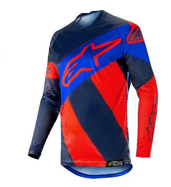 Джерси RACER TECH ATOMIC JERSEY красный/темно-синий/синий, 3077, M