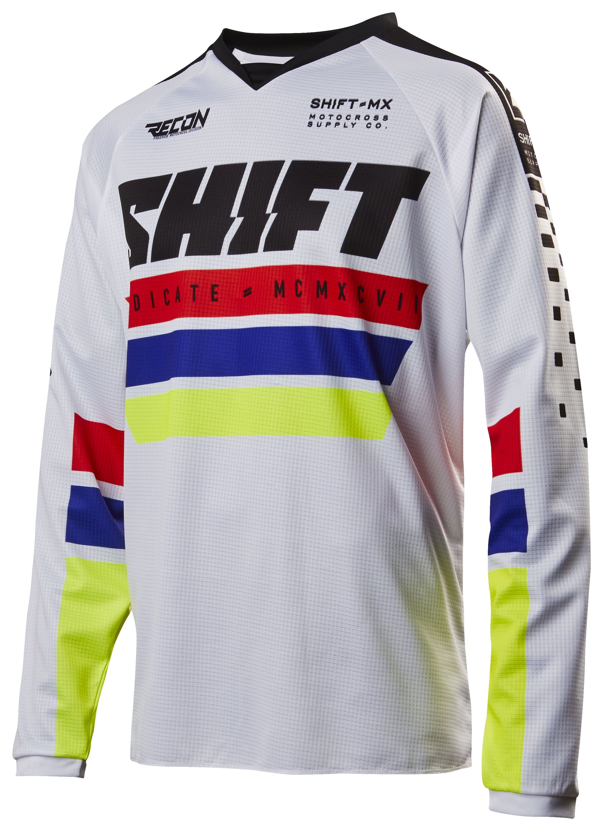 Мотоджерси Shift Recon Phoenix Jersey белое L (17788-008-L)