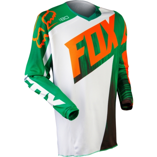 Джерси детская Fox 180 Green/Orange YL