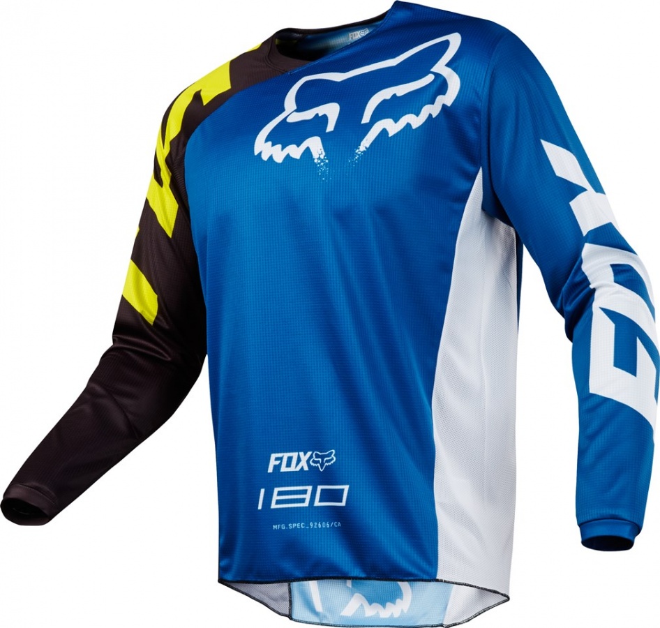 Мотоджерси Fox 180 Race Jersey синее L
