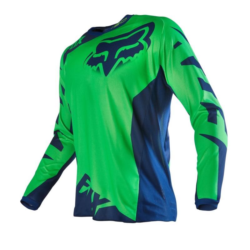 Мотоджерси подростковая Fox 180 Race Youth Jersey зеленое XL