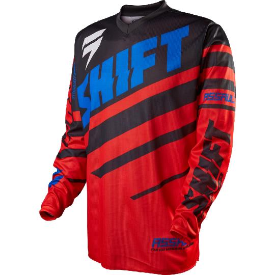 Мотоджерси подростковая Shift Assault Race Youth Jersey красное S (11781-003-S)