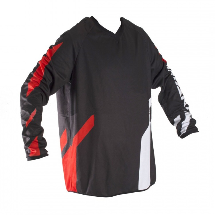 Футболка для мотокросса ATAKI Strike красная/черная XL