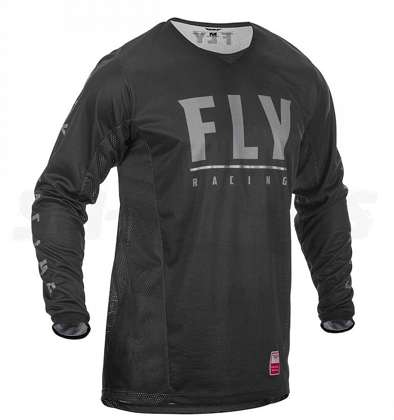 Футболка для мотокросса FLY RACING PATROL черная (2020)   M