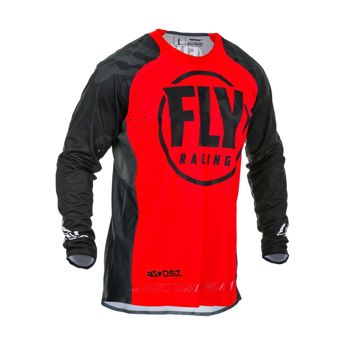 Футболка для мотокросса FLY RACING EVOLUTION DST красная/черная (2020) L