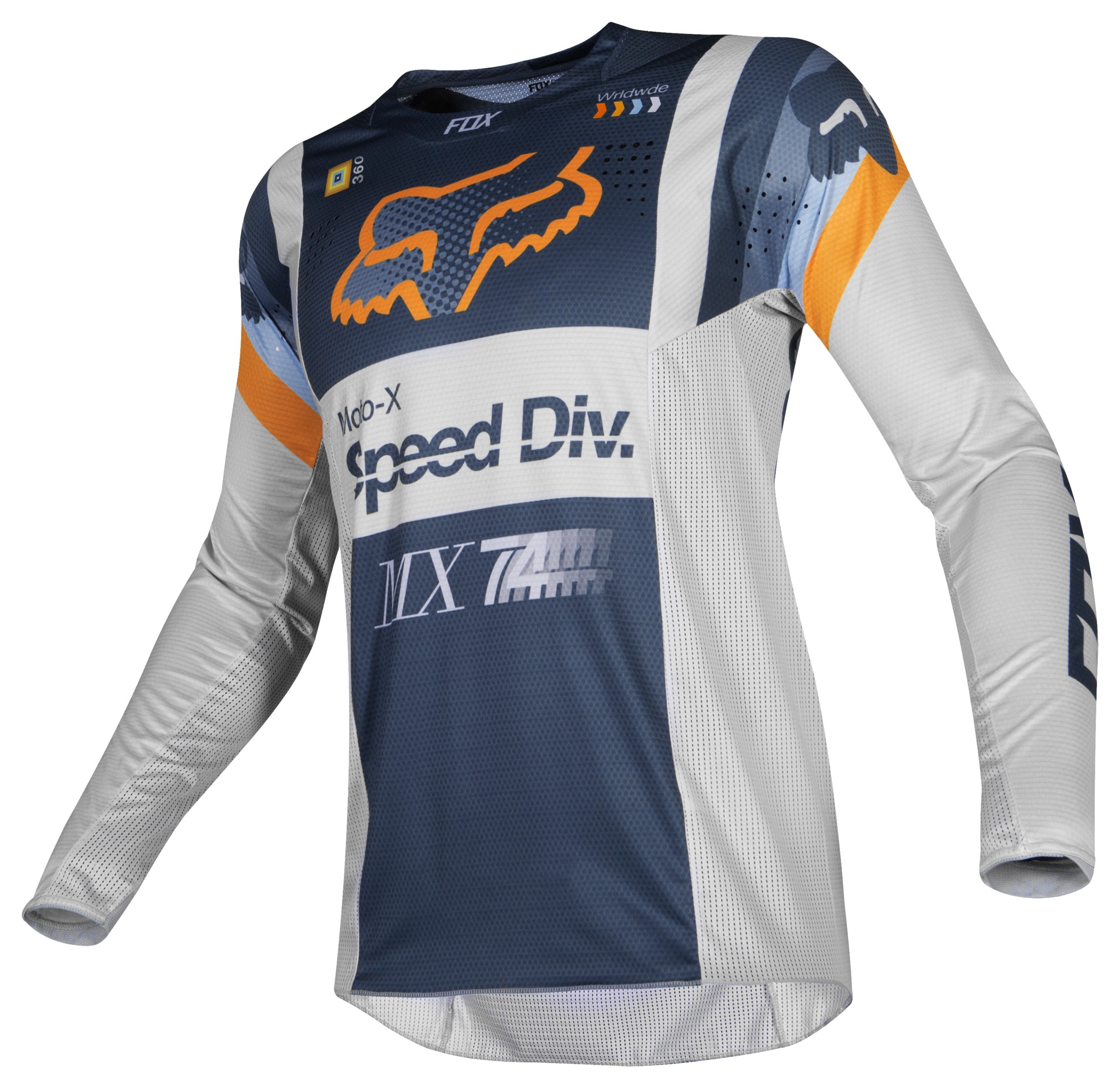 Футболка для мотокросса FOX 360 Murc Youth серая (юниорская) L