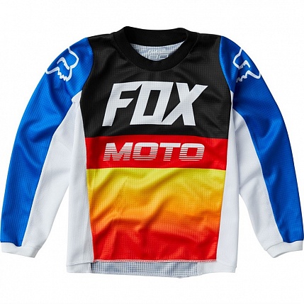Мотоджерси детская Fox 180 Fyce Kids Jersey синее / красное KS (24584-149-KS)