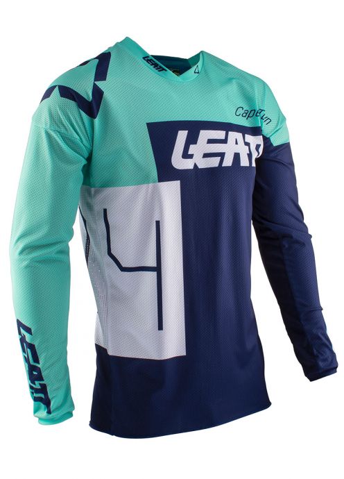 Мотоджерси Leatt GPX 4.5 Lite Jersey бирюзовое L (5020001192)