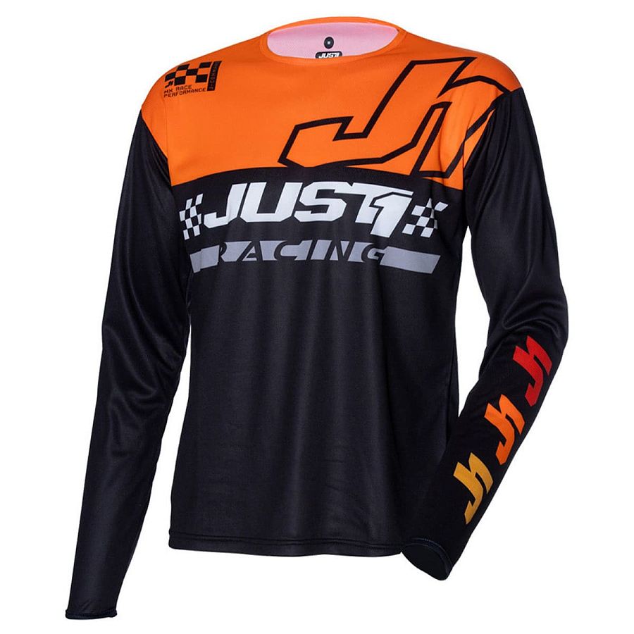 Джерси JUST1 J-COMMAND COMPETITION (черный/оранжевый, L, 1560035-929-8428)