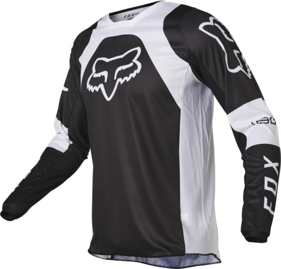 Мотоджерси Fox 180 Lux Jersey (Black/White, XXL, 2022 (28144-018-2X))