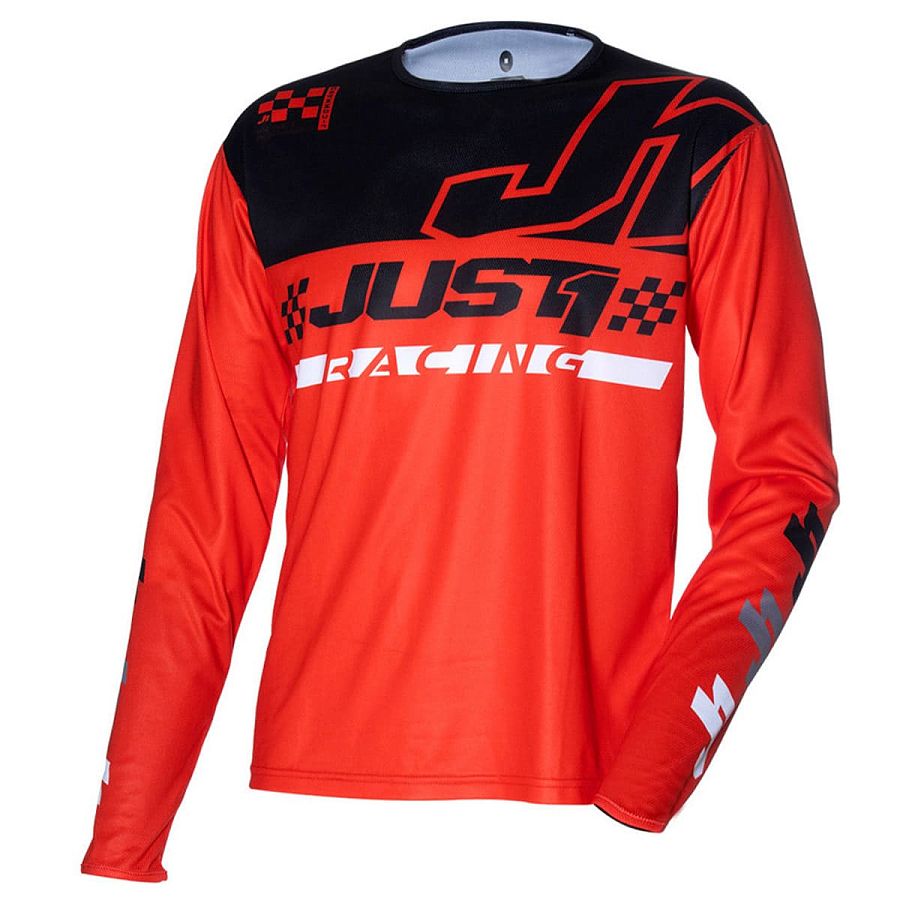 Джерси JUST1 J-COMMAND COMPETITION (красный/черный/белый, L, 1560035-929-9799)