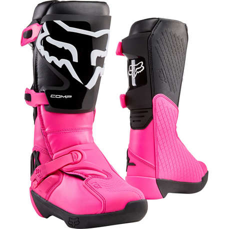 Мотоботы женские Fox Comp Womens Boot Black/Pink 8 (24013-285-8)