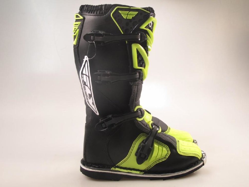 Мотоботы FLY RACING MAVERIK MX черные/Hi-Viz желтые 5