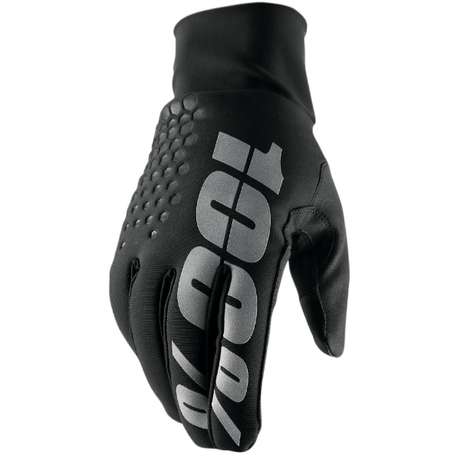 Мотоперчатки 100% Hydromatic Brisker Glove Black Взрослый, L, черный, 2020 (10010-001-12)