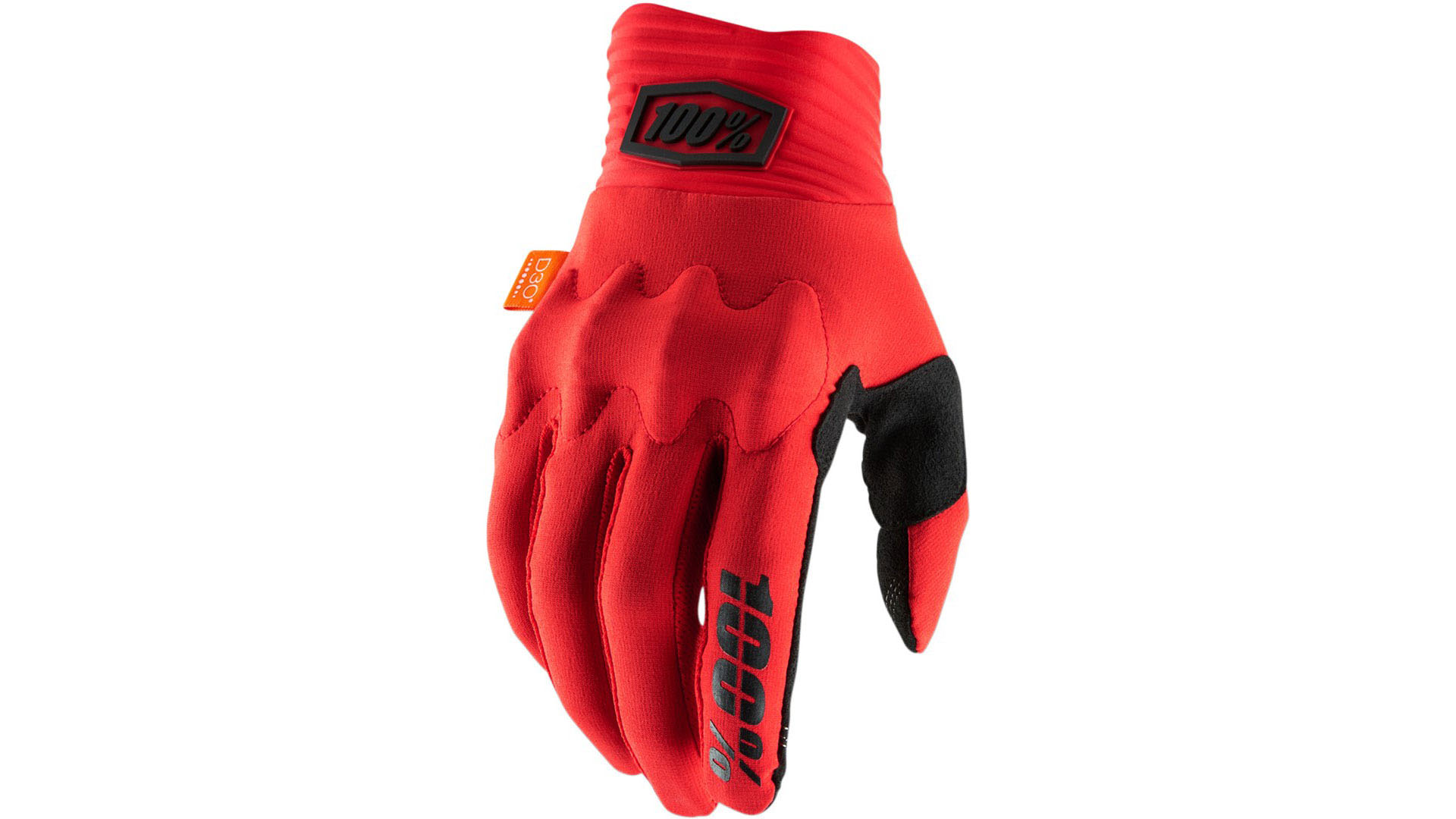 Мотоперчатки 100% Cognito D3O Glove (Red/Black, XL, 2022 (10014-00023))