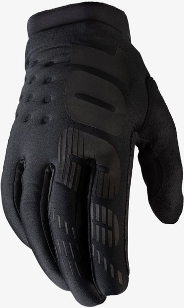 Мотоперчатки 100% Brisker Glove Black/Grey XL (10016-057-13)