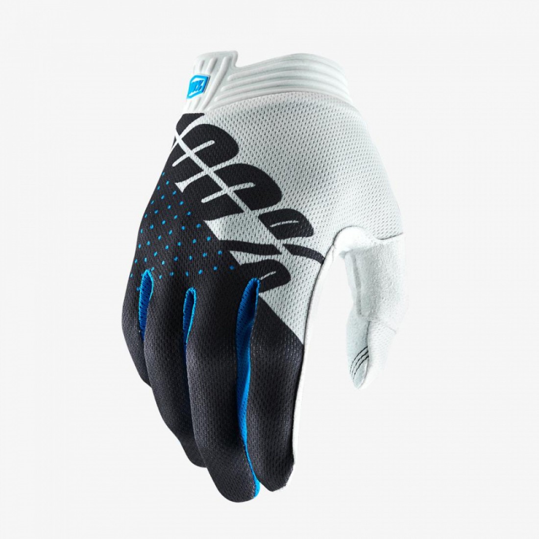 Мотоперчатки 100% ITrack Glove White/Steel Grey S (10015-252-10)