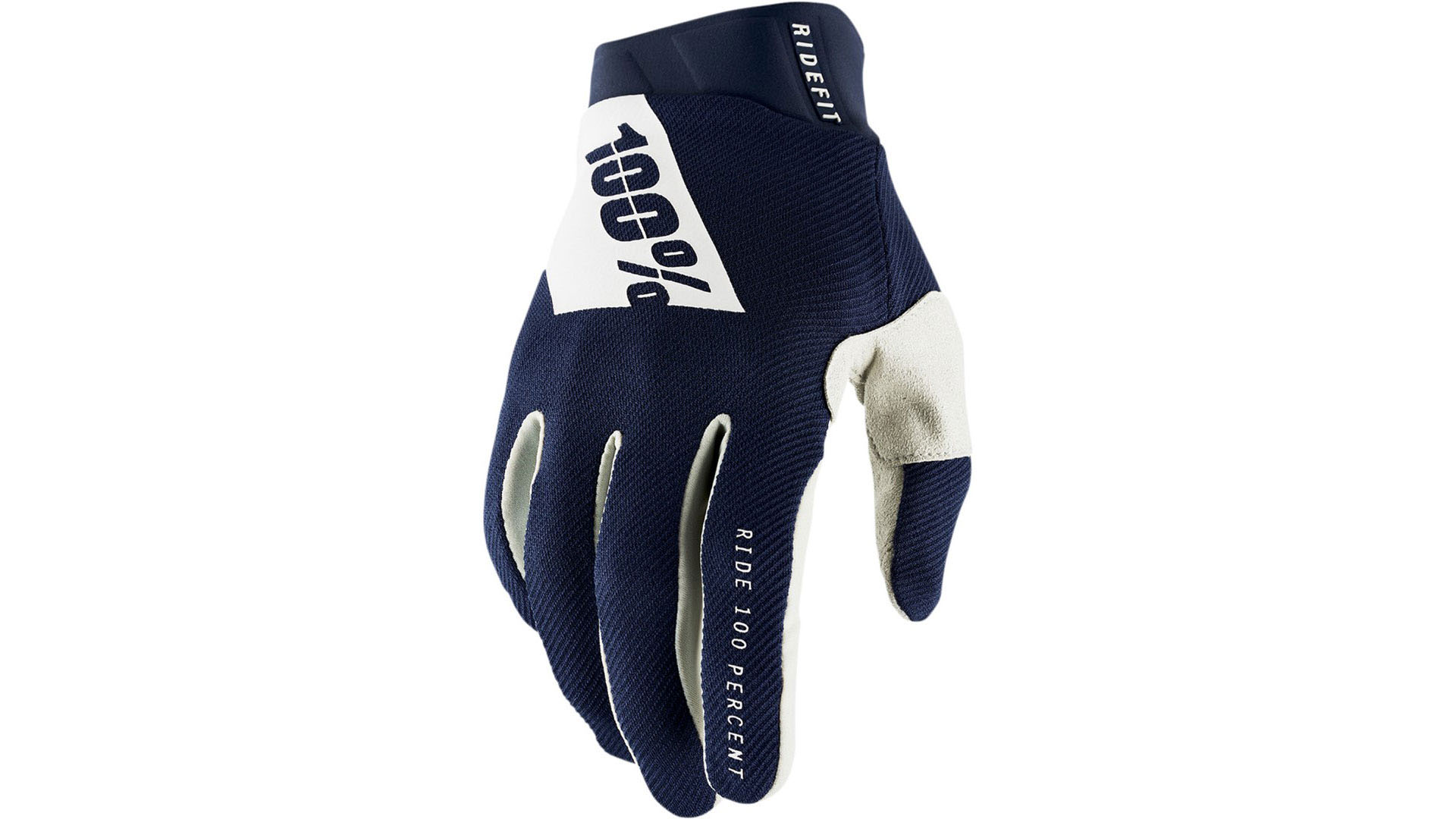 Мотоперчатки 100% Ridefit Glove (Navy, M, 2022 (10010-00026))