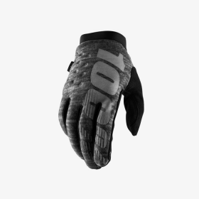 Мотоперчатки 100% Brisker Glove Grey, S, 2020 (10016-007-10)