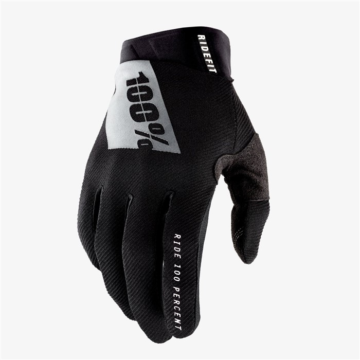 Мотоперчатки 100% Ridefit Glove (Black, M, 2021 (10014-001-11))