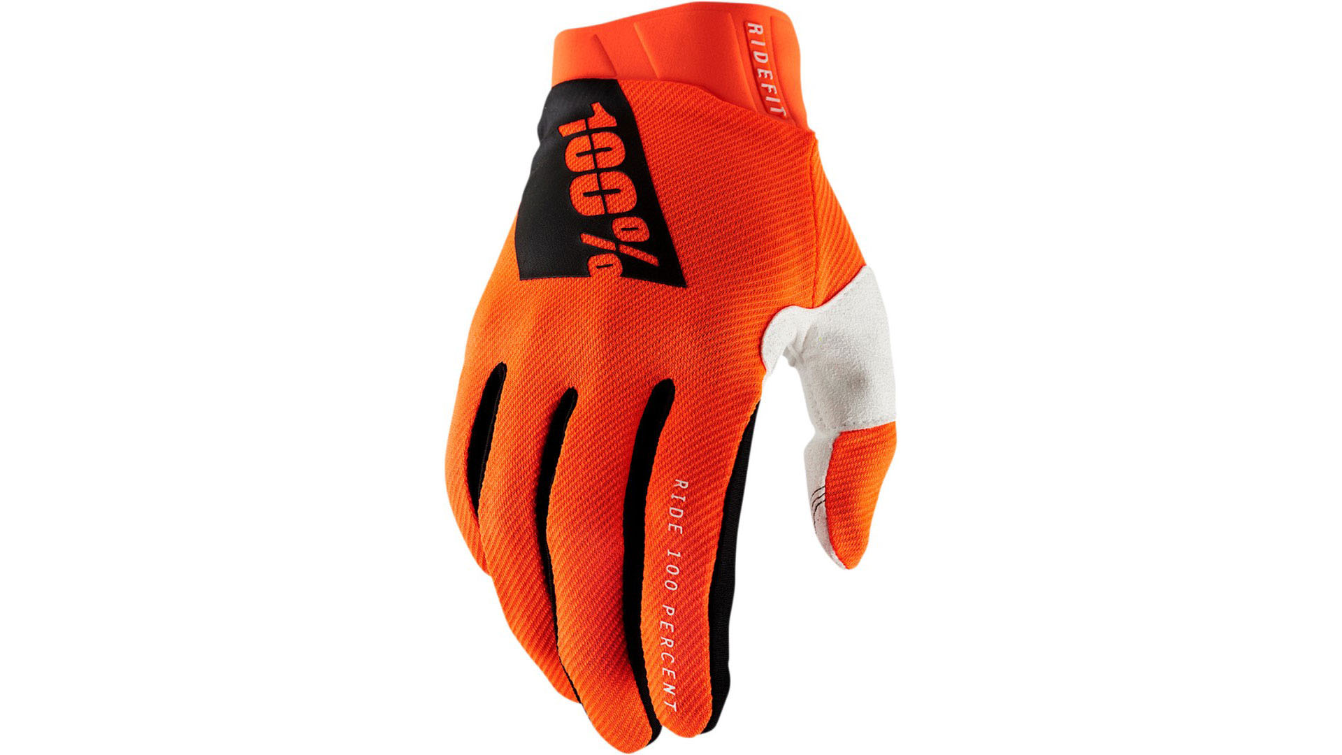 Мотоперчатки 100% Ridefit Glove (Fluo Orange, M, 2022 (10010-00006))