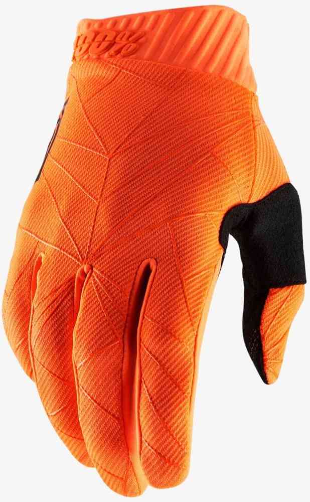 Мотоперчатки 100% Ridefit Glove Fluo Orange/Black XXL