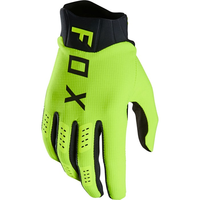 Мотоперчатки Fox Flexair Glove (2021) Взрослый, XXL, желтый, 2021 (24861-130-2X)