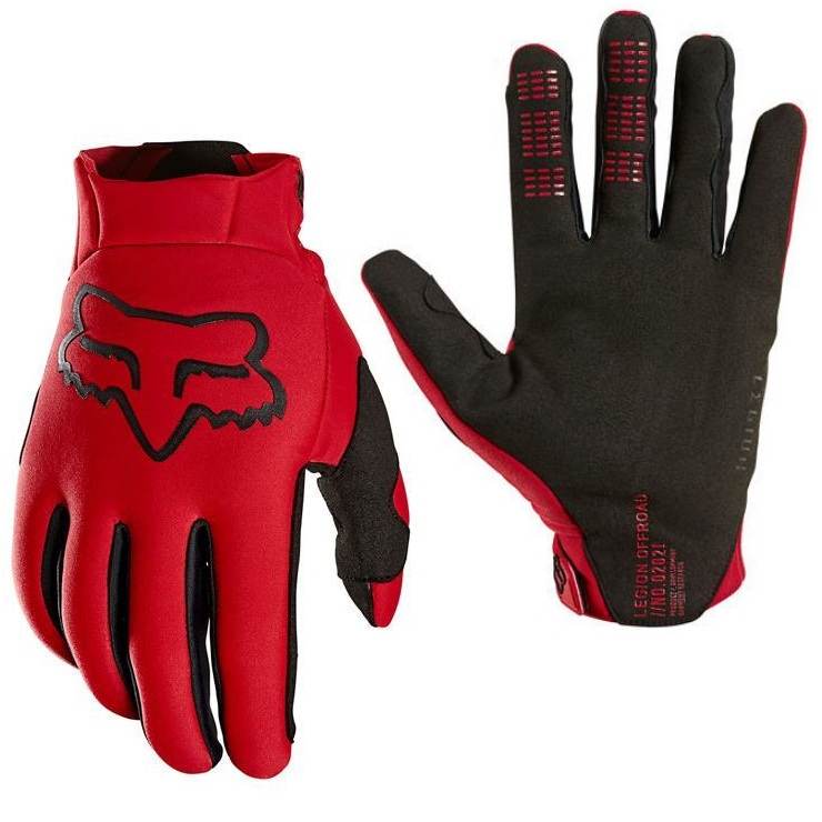 Мотоперчатки Fox Legion Thermo Glove Взрослый, L, красный, 2021 (26373-122-L)