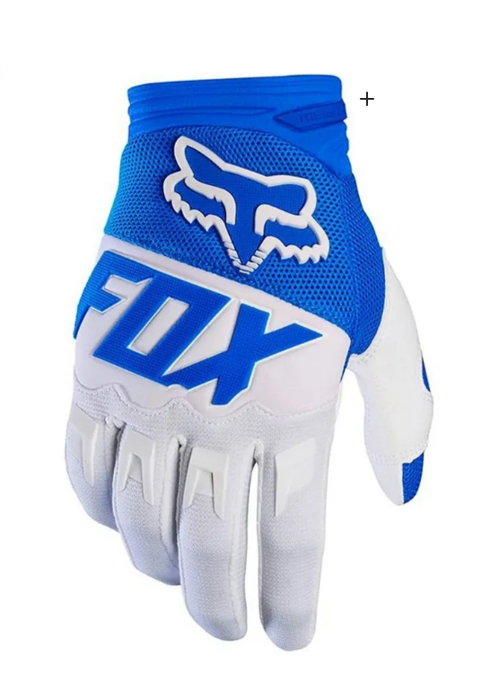 Перчатки мото FOX №11 White/Blue (L)