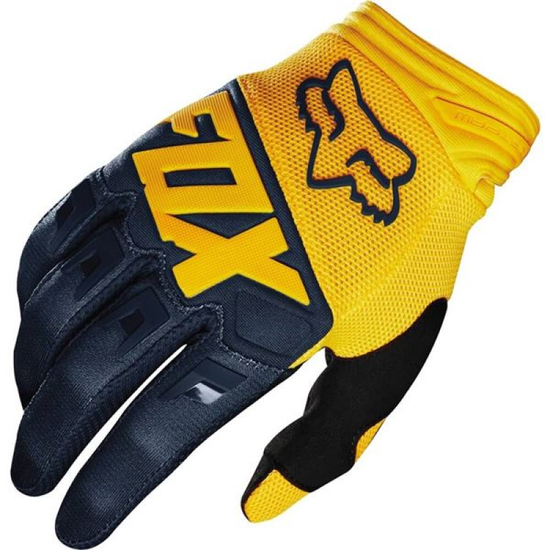 Мотоперчатки Fox Dirtpaw Glove Navy/Yellow M (22751-046-M)