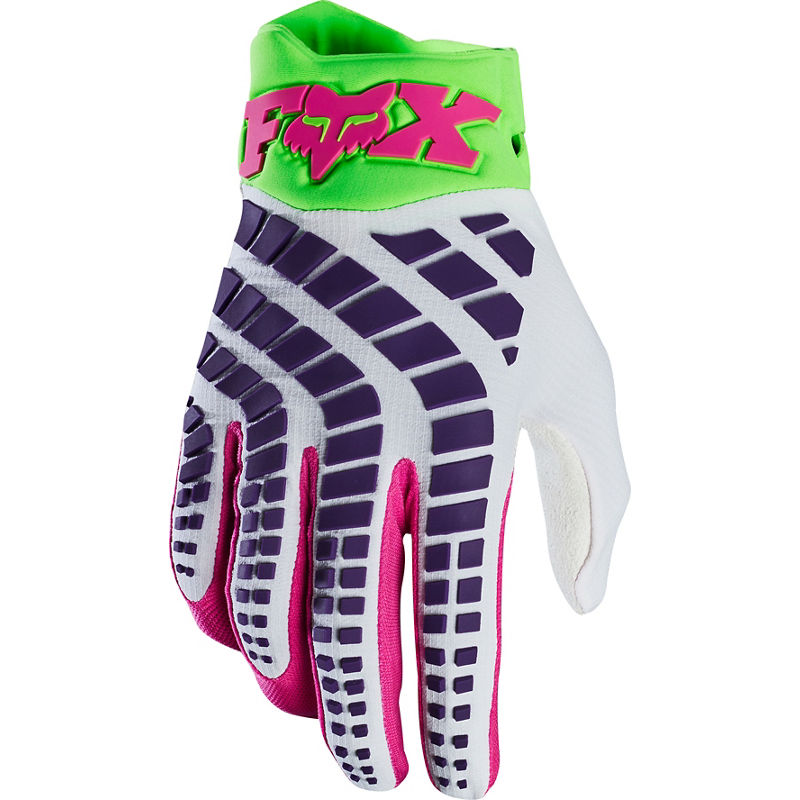 Перчатки Fox 360 Gloves pink/green/white L