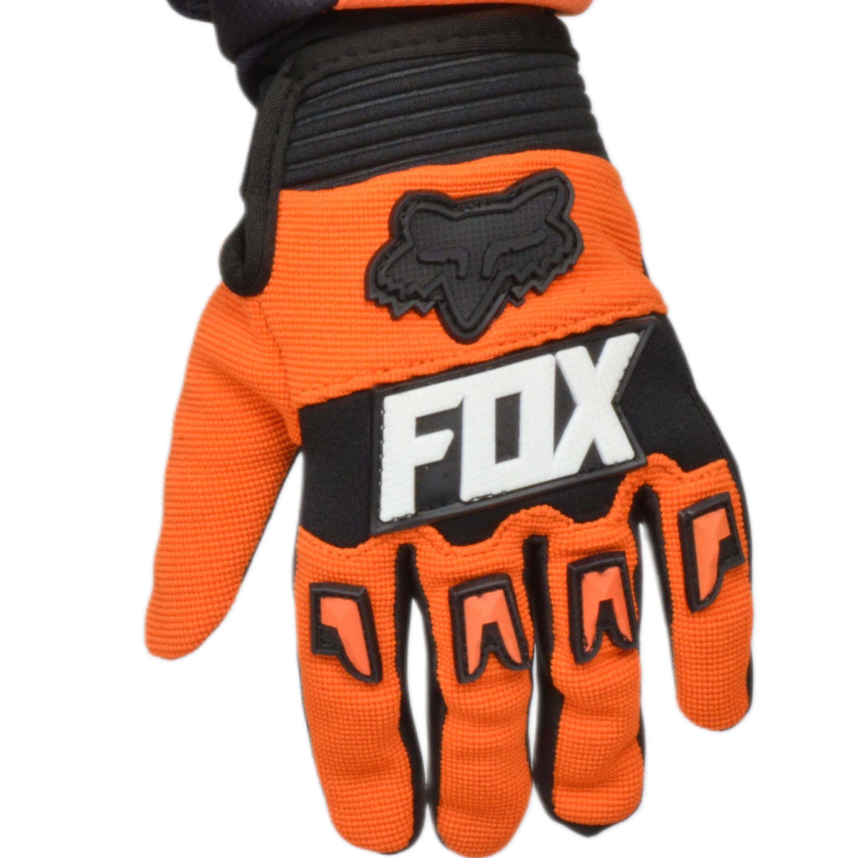 Перчатки мото (детские) FOX №4 Orange/Black (17 см/10-11 лет) мотокросс
