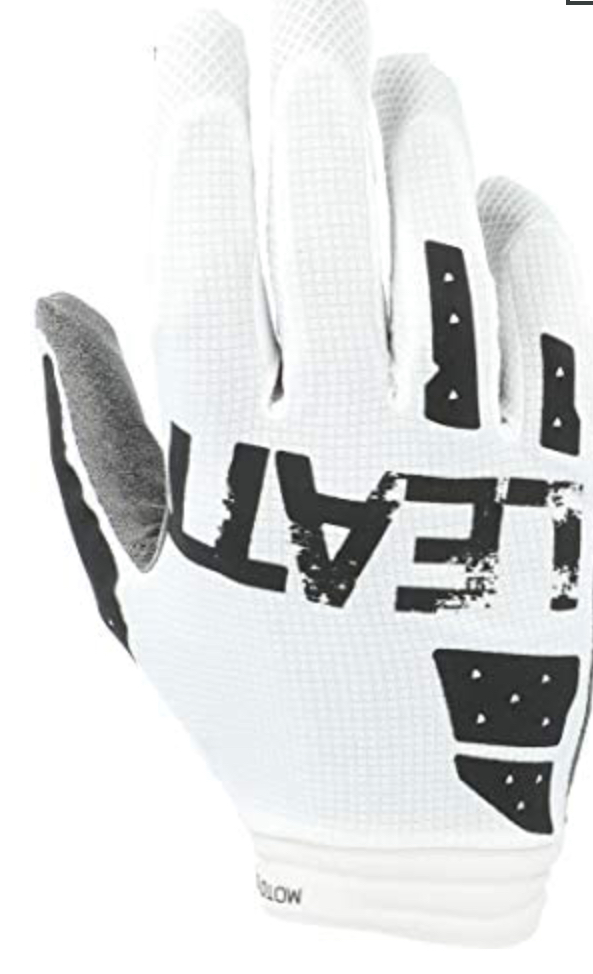 Мотоперчатки Leatt Moto 1.5 GripR Glove (2021) Взрослый, S, белый, 2021 (6021040540)
