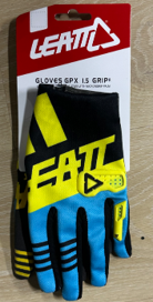 Мотоперчатки Leatt 1.5 GripR Черный/Желтый Размер XXL