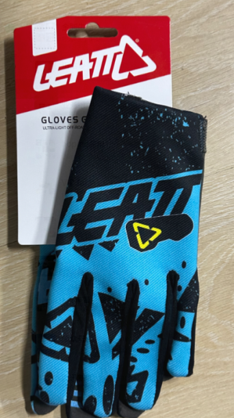 Мотоперчатки Leatt 1.5 GripR Черный/Синий Размер M