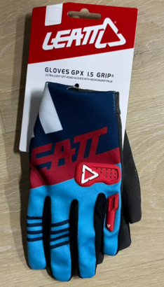 Мотоперчатки Leatt 1.5 GripR Синий/Красный Размер XXL