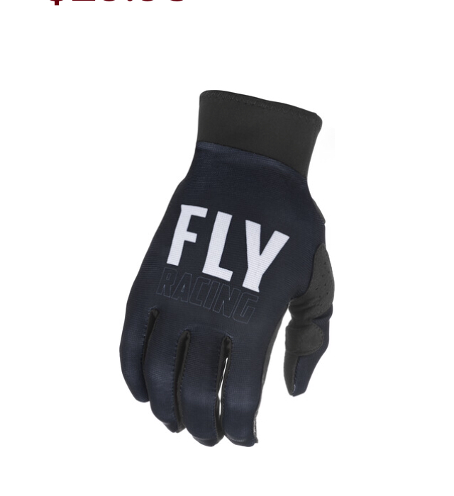 Перчатки FLY RACING PRO LITE черные/белые (2021)  7