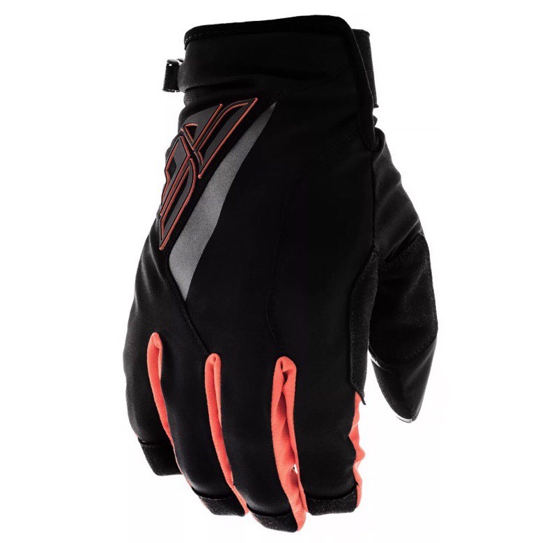 Перчатки FLY RACING TITLE черные/оранжевые (2018)  7