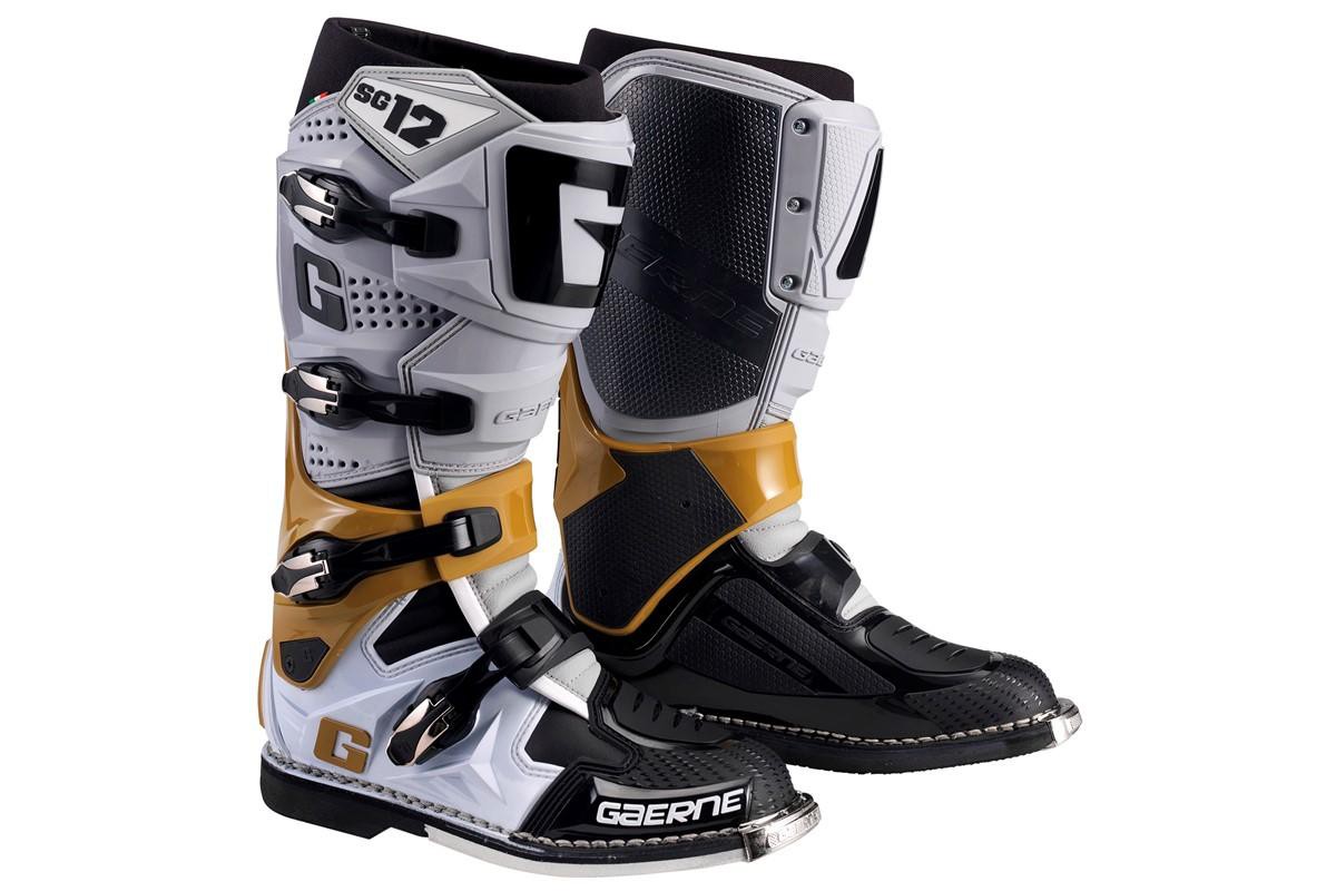 Мотоботы Gaerne SG12 серо-белые 43
