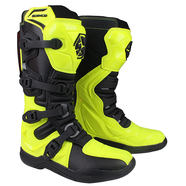 Мотоботы Scoyco MBM003 высокие желтые 41