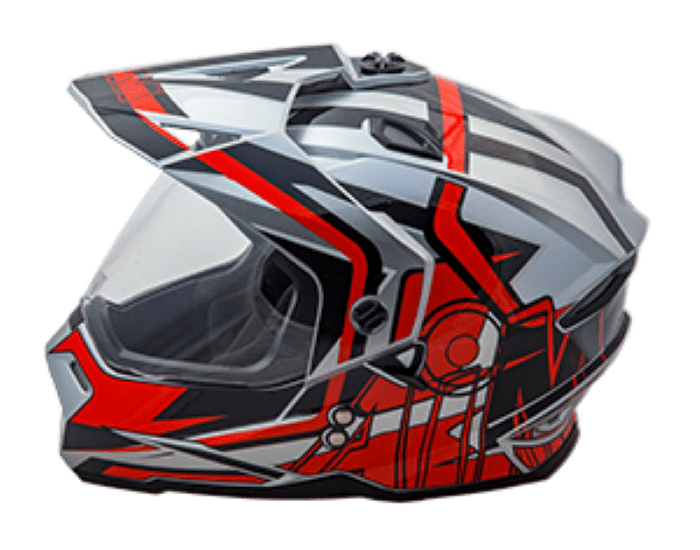Шлем AiM JK802S Red/Grey/Black, M
