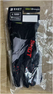 Мотоперчатки Shot Lite Черный/Красный Размер XXL