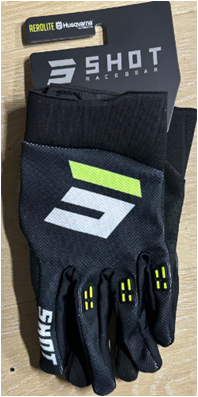 Мотоперчатки Shot Lite Черный/Салатовый Размер L